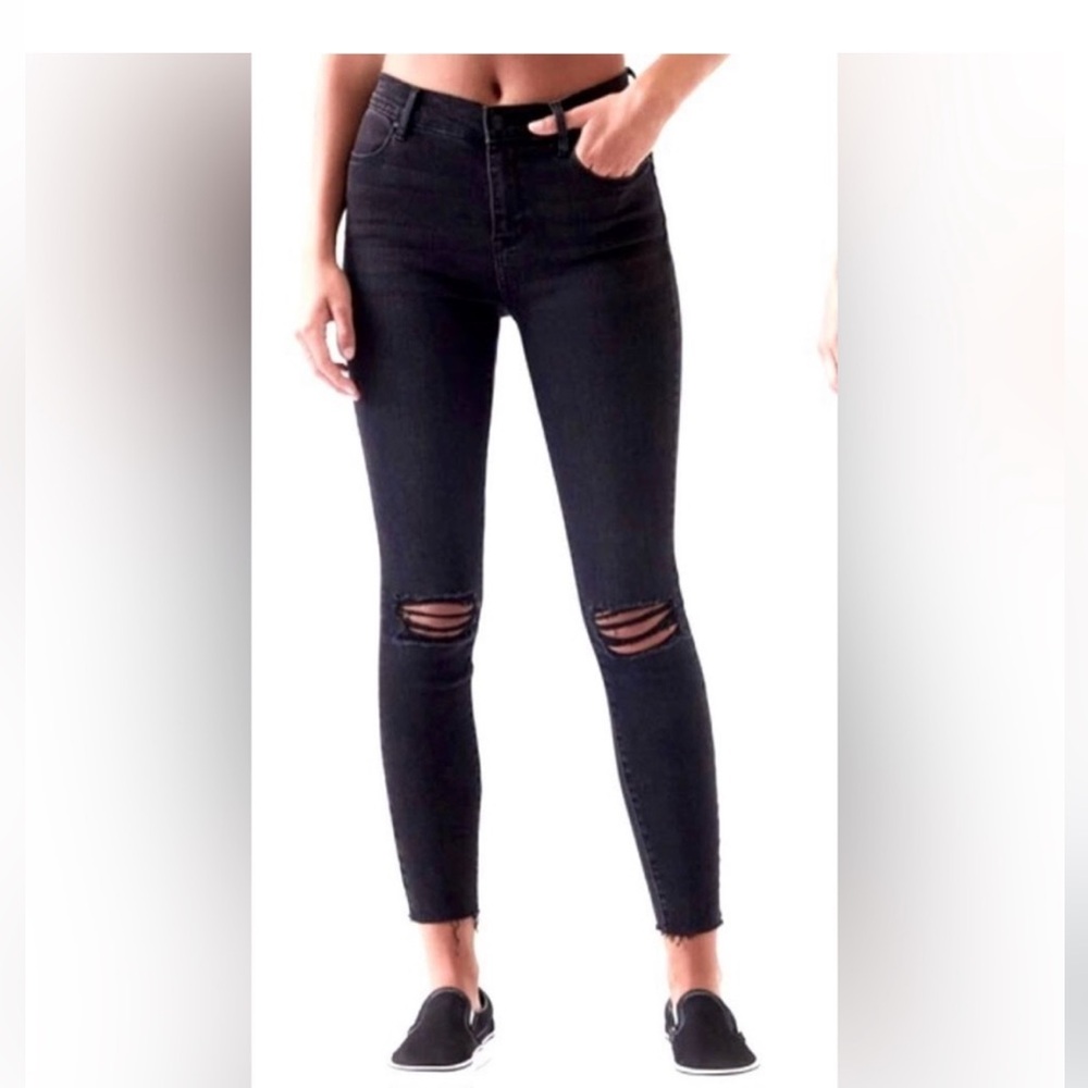 PacSun High‎ Rise Jegging Raw Hem Jean